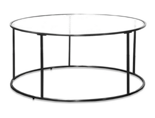 Coffee Table - Black Base | Magnolia James Interiors | Expertly Curated Dorm Room Interior Designs