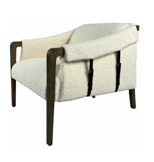 Delphine Club Chair - Boucle Fabric | Magnolia James Interiors | Expertly Curated Dorm Room Interior Designs