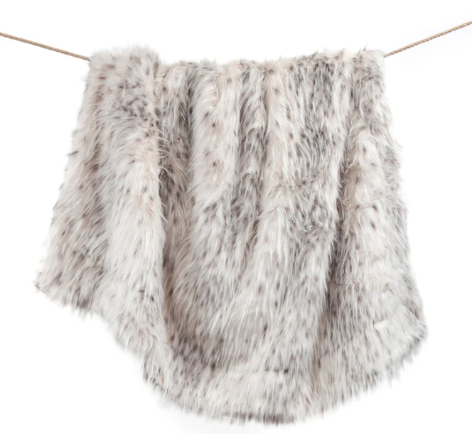 Ermine Double-Sided Throw